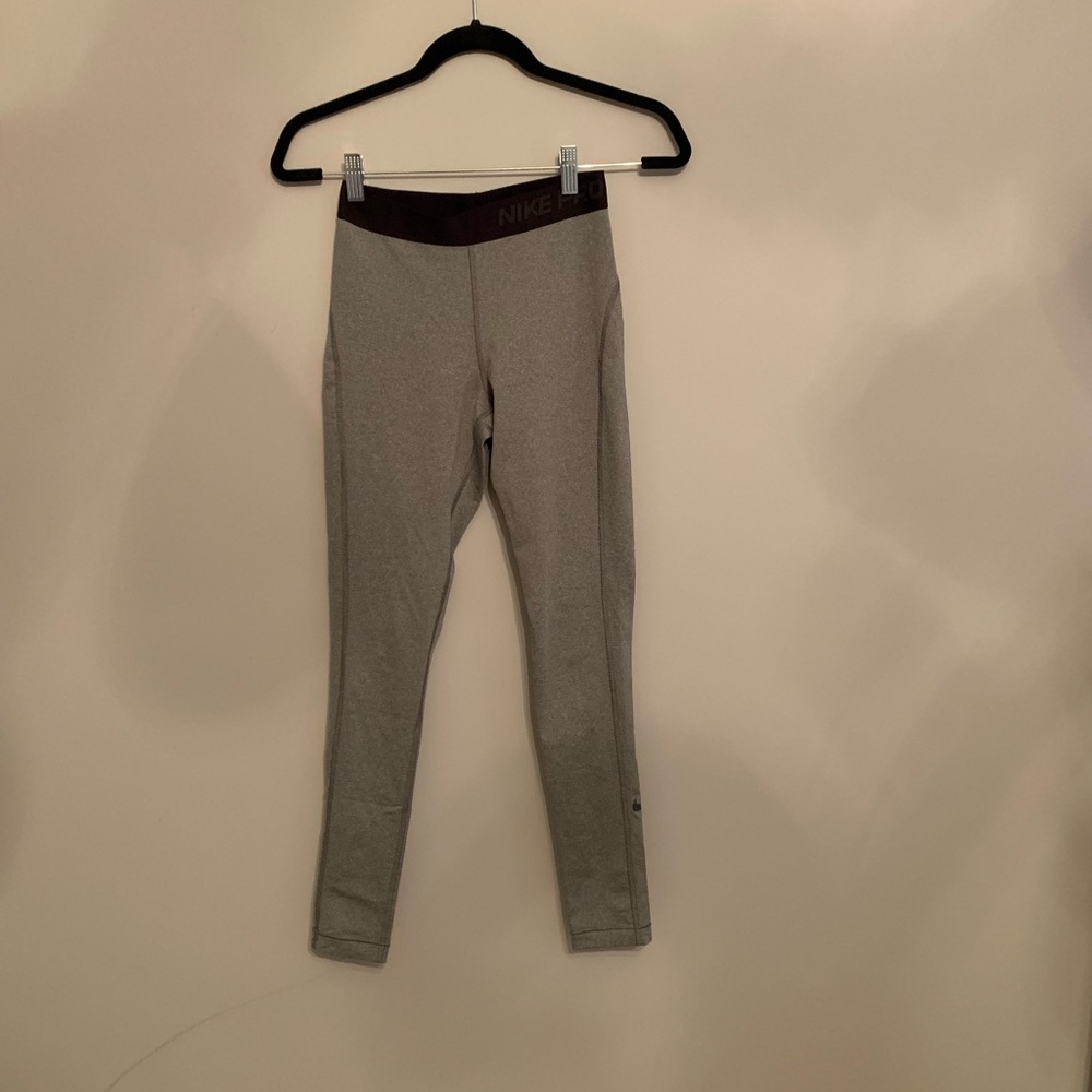 Gray Nike Pro Leggings